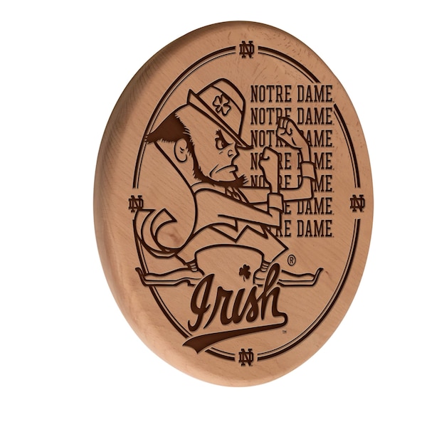 Notre Dame 13" Laser Engraved Solid Wood Sign